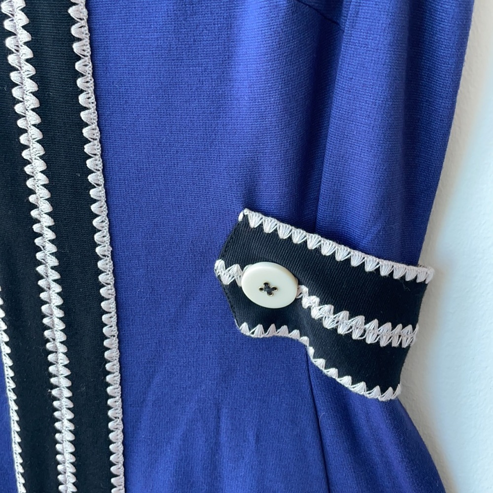 Navy Lilly Pulitzer Fannie Stitch Sheath Dress EUC - Picture 5 of 7